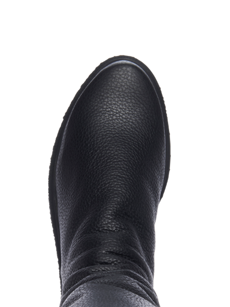 Henley comfort black leather chelsea boots clearance
